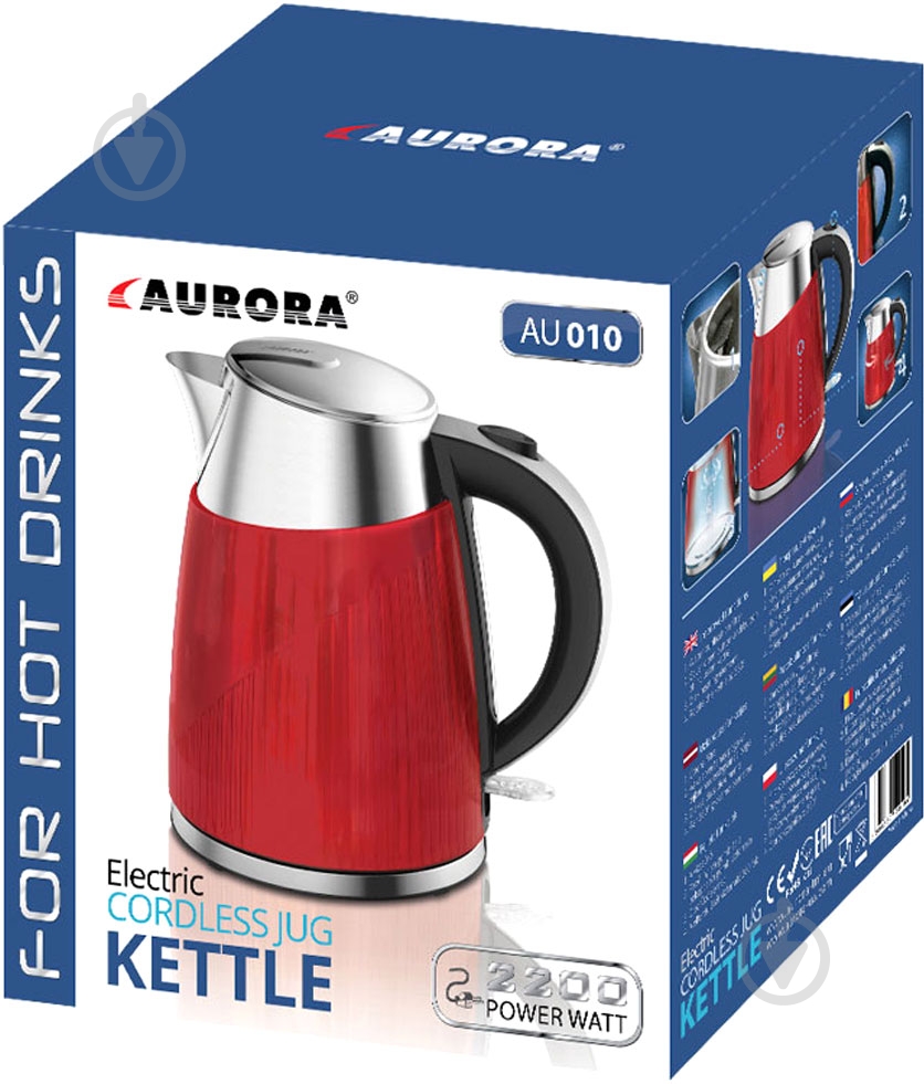 Электрочайник Aurora 010AU - фото 2