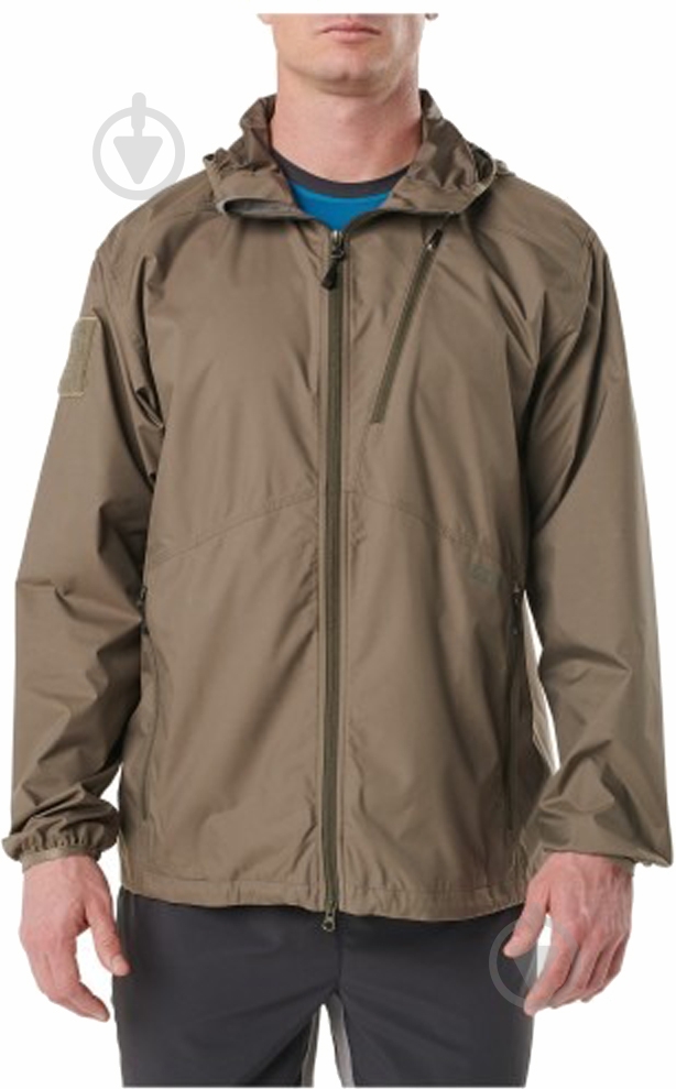 Куртка мужская демисезонная 5.11 Tactical Cascadia Windbreaker Jacket р.S зеленая - фото 1