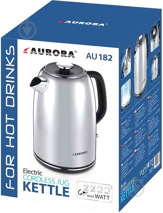 Электрочайник Aurora 182AU - фото 2 Электрочайник Aurora 182AU - фото 2