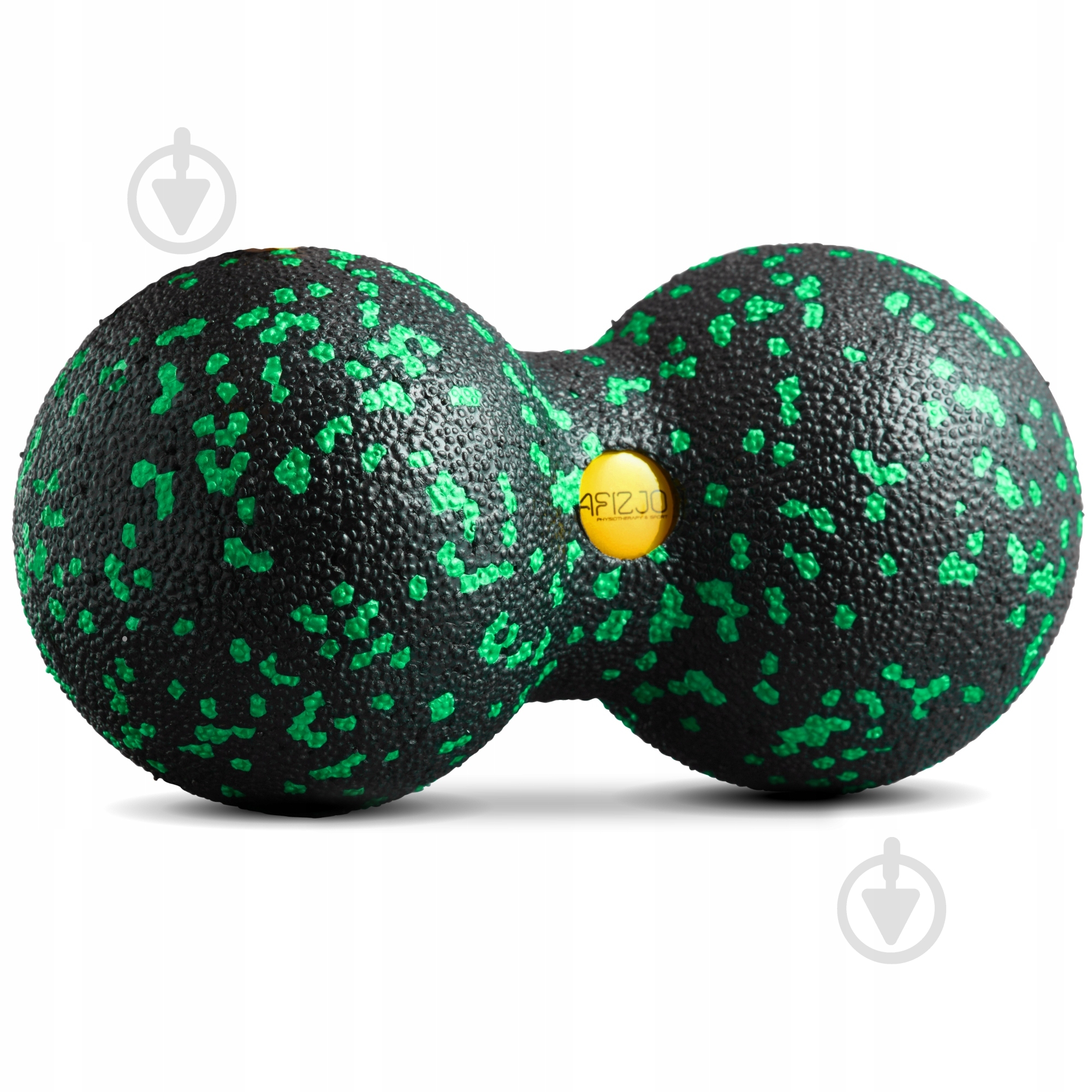 Массажный мяч 4fizjo EPP DuoBall 08 Black/Green (P-5907222931295) - фото 1
