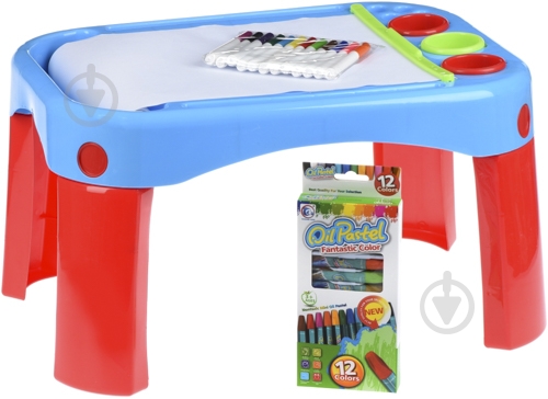 Стол детский Same Toy My Fun Creative table с аксессуарами 8810Ut - фото 2