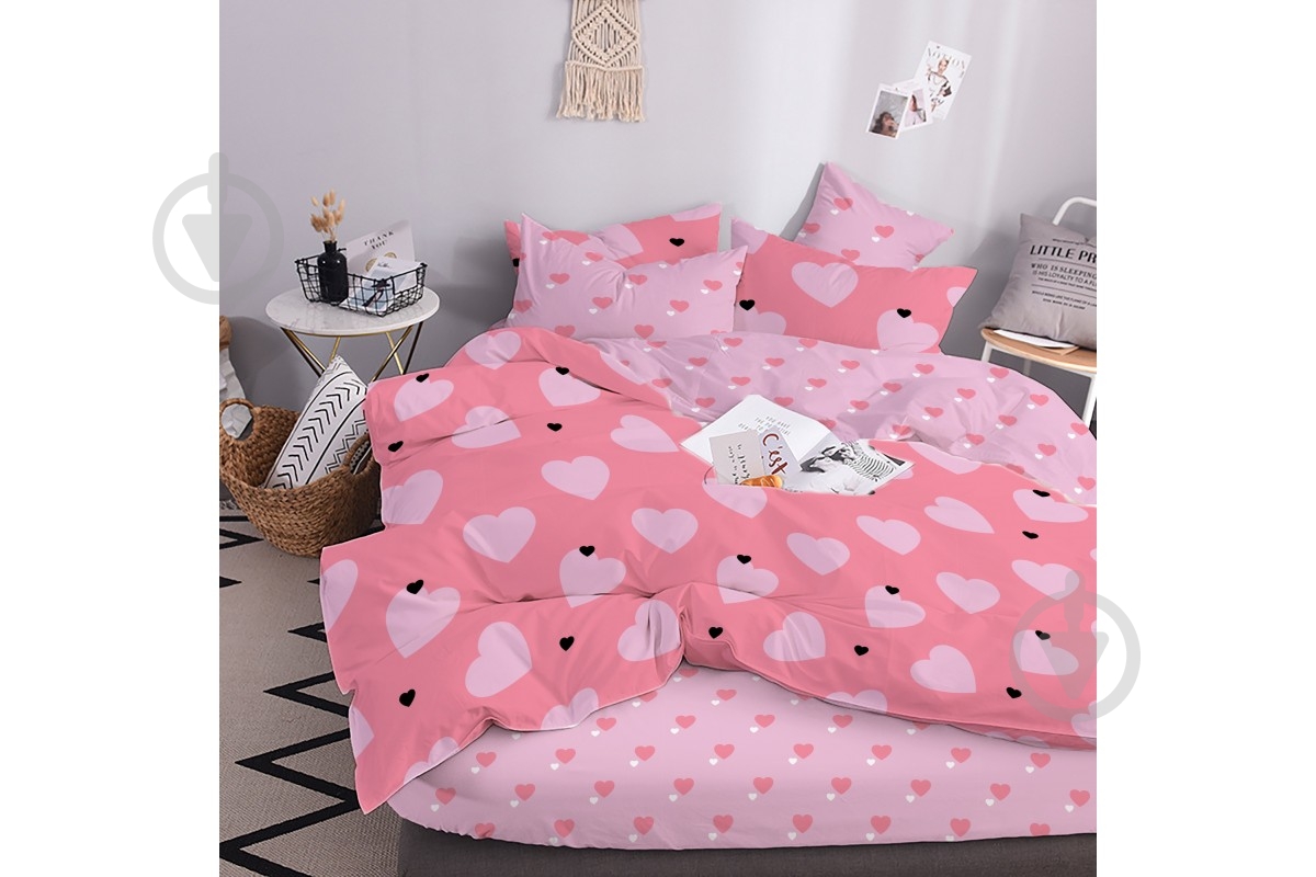 Комплект постільної білизни Evelina євро з малюнком ТЕП - фото 1