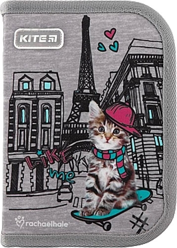 Пенал r20-622h KITE серый с рисунком - фото 1