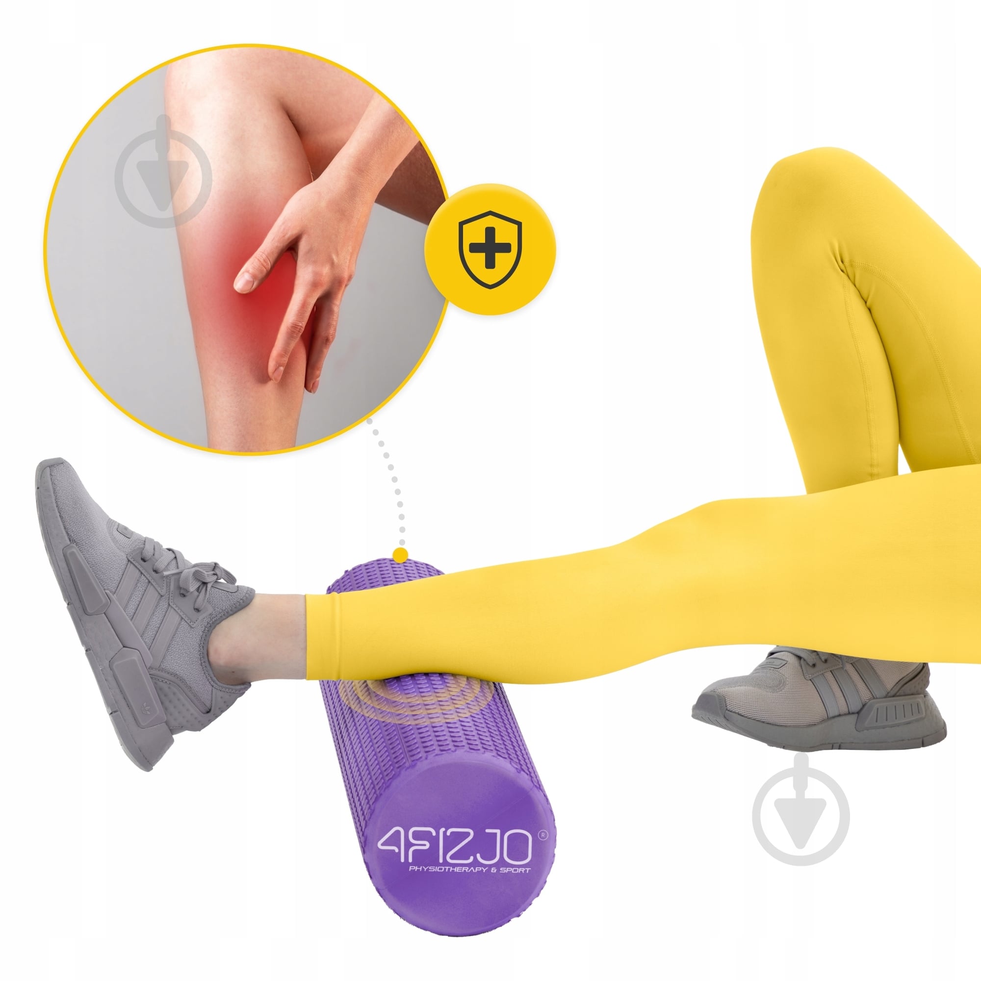 Валик масажний 4fizjo CARE+ EVA 45 x 15 см (валик, ролер) 4FJ0331 Purple (P-5907739314376) - фото 10 Валик масажний 4fizjo CARE+ EVA 45 x 15 см (валик, ролер) 4FJ0331 Purple (P-5907739314376) - фото 10
