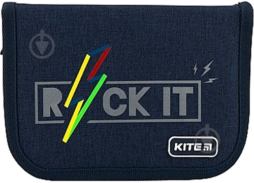 Пенал k20-622h-10 KITE синий с рисунком - фото 1