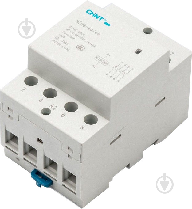 Контактор CHINT NCH8-40/40 40A 4НО 256099 - фото 2