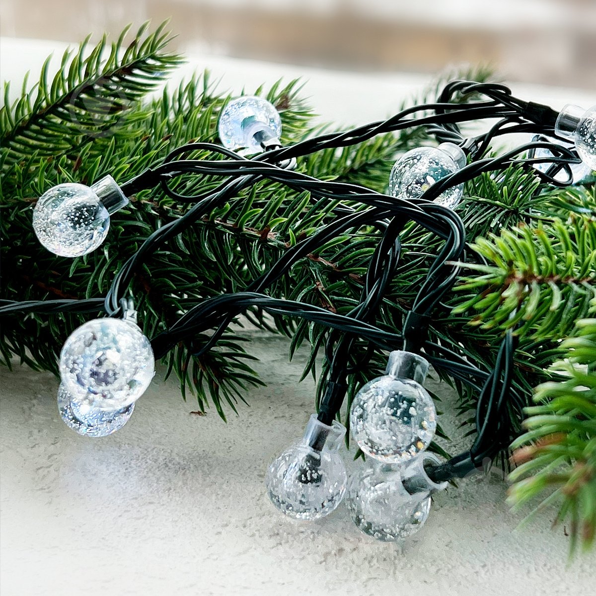 Гірлянда МВМ MY HOME світлодіодна (LED) 200 ламп 23 м (DH-LAMP-10 WHITE) - фото 7