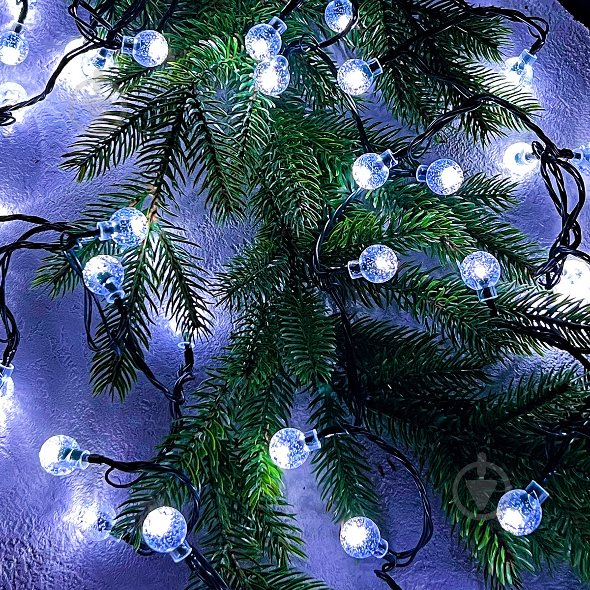 Гірлянда МВМ MY HOME світлодіодна (LED) 200 ламп 23 м (DH-LAMP-10 WHITE) - фото 11