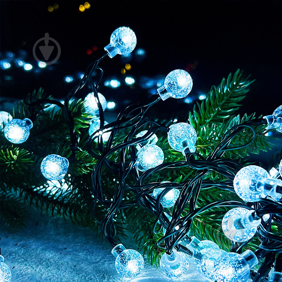 Гірлянда МВМ MY HOME світлодіодна (LED) 200 ламп 23 м (DH-LAMP-10 WHITE) - фото 8