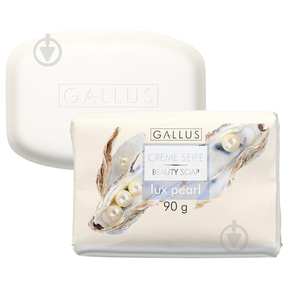 Крем-мыло Gallus Creme Жемчуг 90 г - фото 1 Крем-мыло Gallus Creme Жемчуг 90 г - фото 1