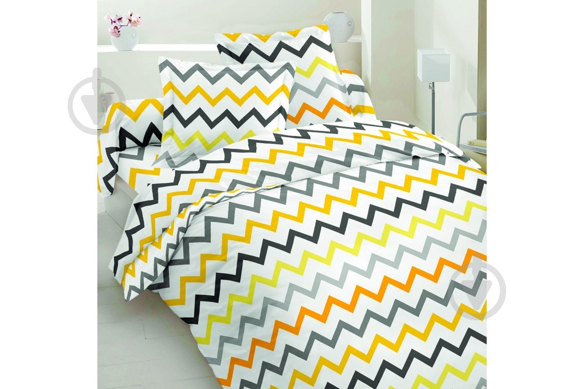 Комплект постільної білизни Aspect євро з малюнком ТЕП - фото 1