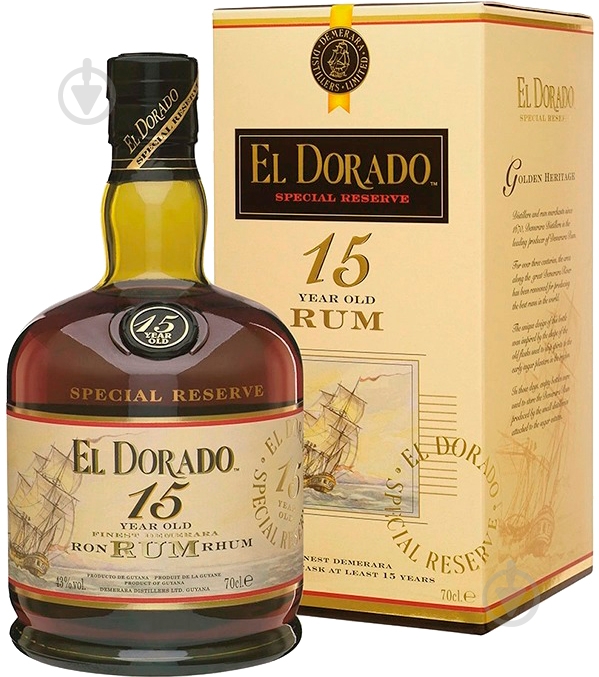 Ром 15 лет выдержки 0,7 л - фото 1