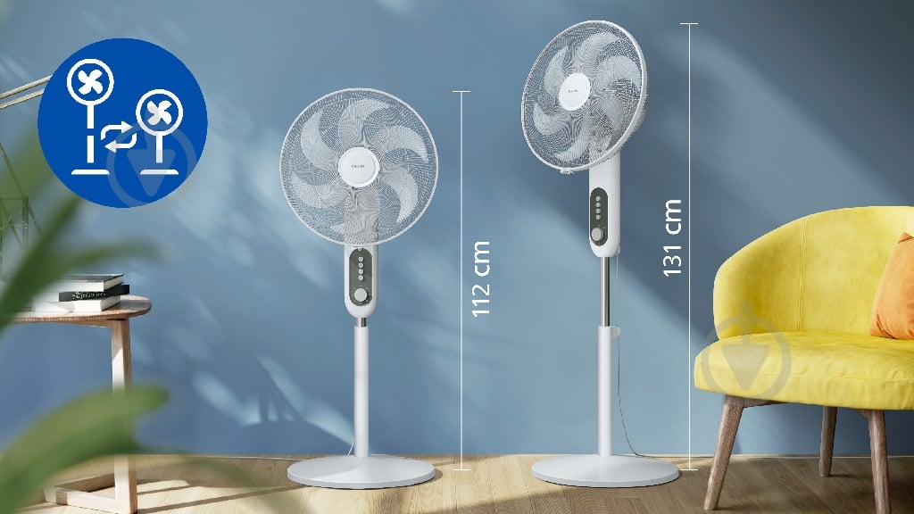 Вентилятор підлоговий Philips CX1220/00 - фото 4