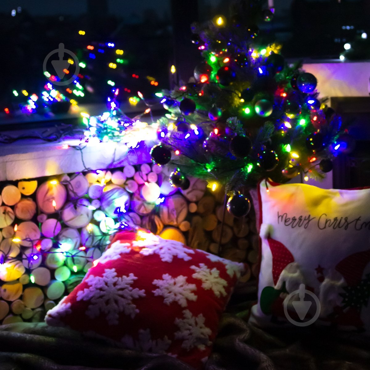 Гірлянда МВМ MY HOME світлодіодна (LED) 200 ламп 23 м (DH-LAMP-08 COLOR) - фото 6