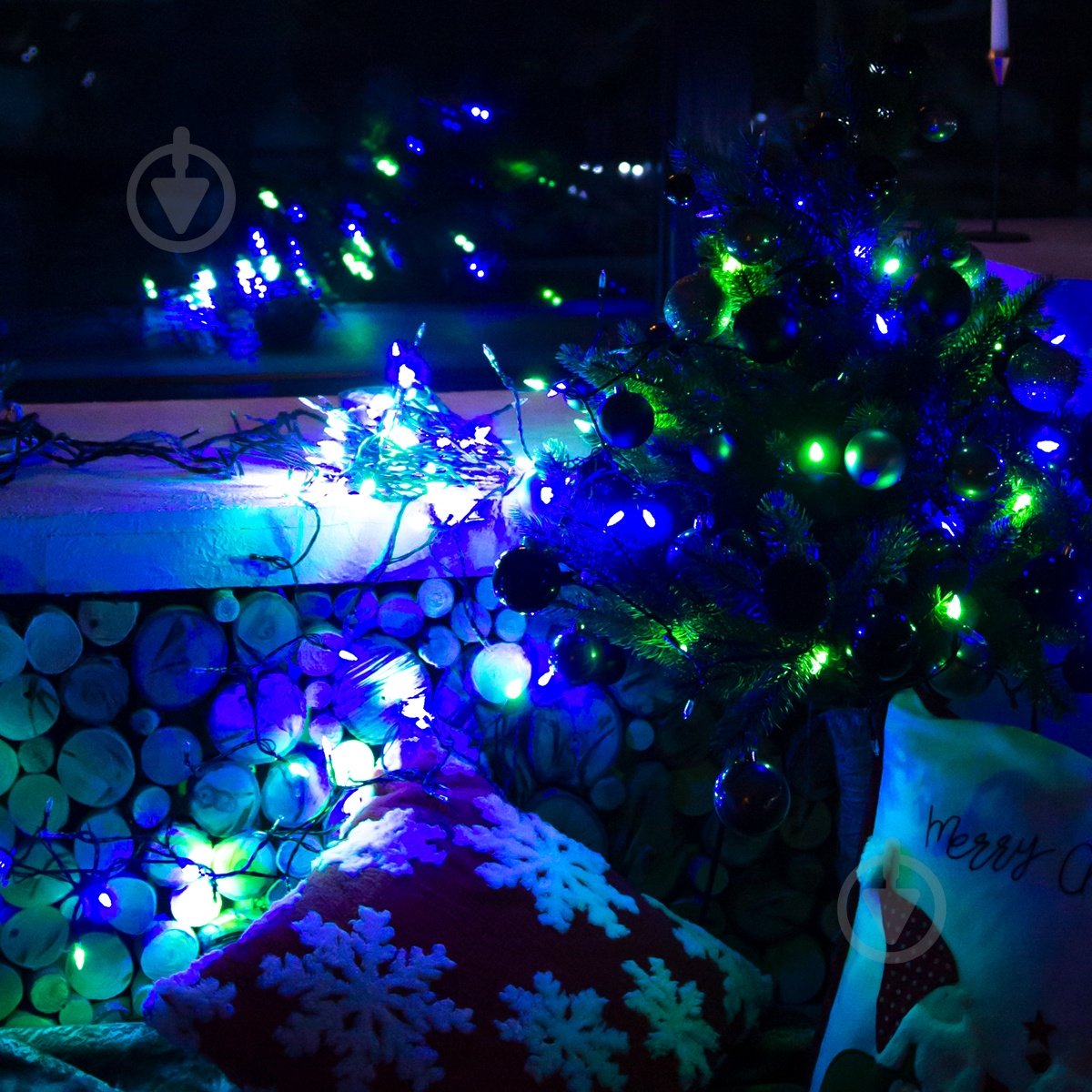 Гірлянда МВМ MY HOME світлодіодна (LED) 200 ламп 23 м (DH-LAMP-08 COLOR) - фото 7