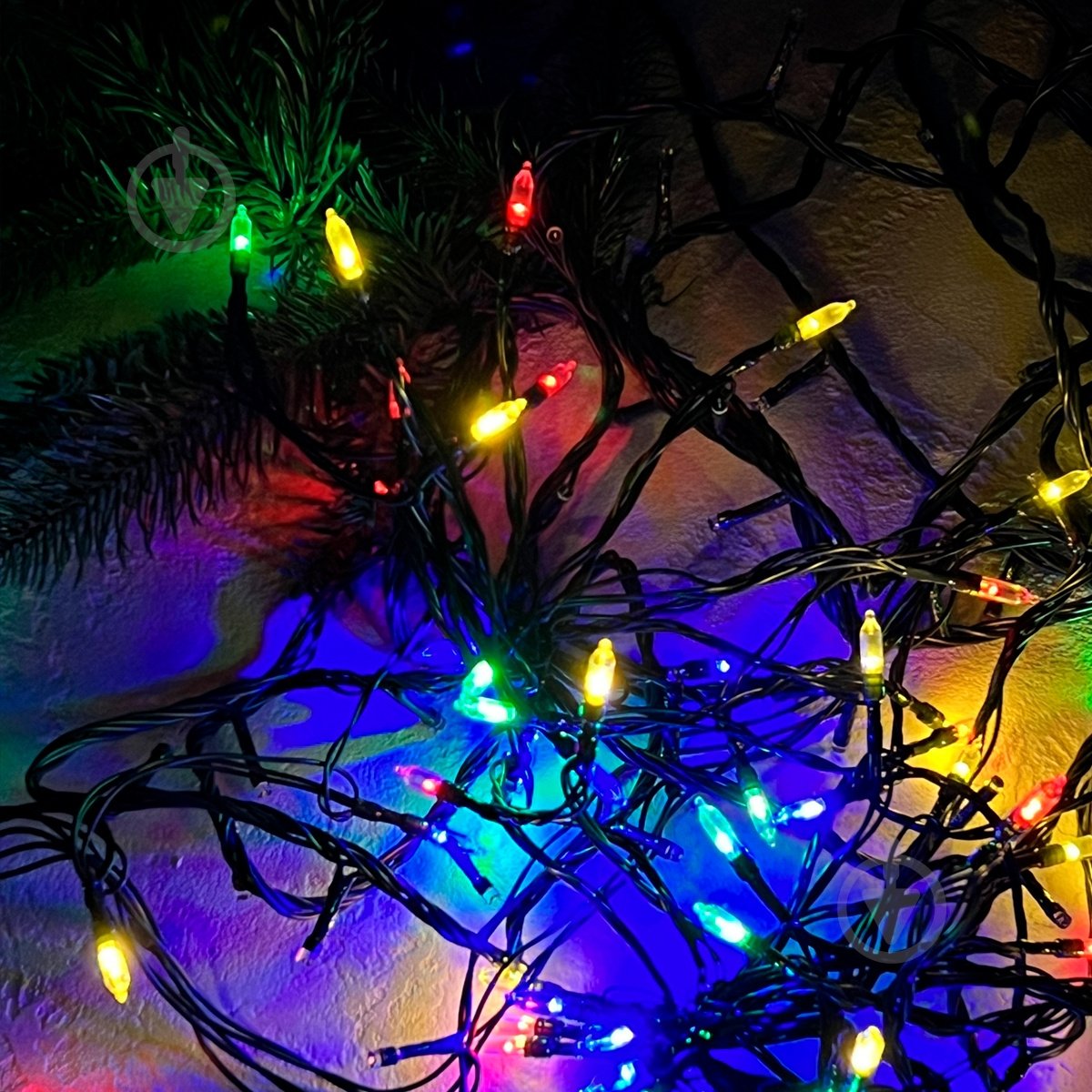 Гірлянда МВМ MY HOME світлодіодна (LED) 200 ламп 23 м (DH-LAMP-08 COLOR) - фото 5