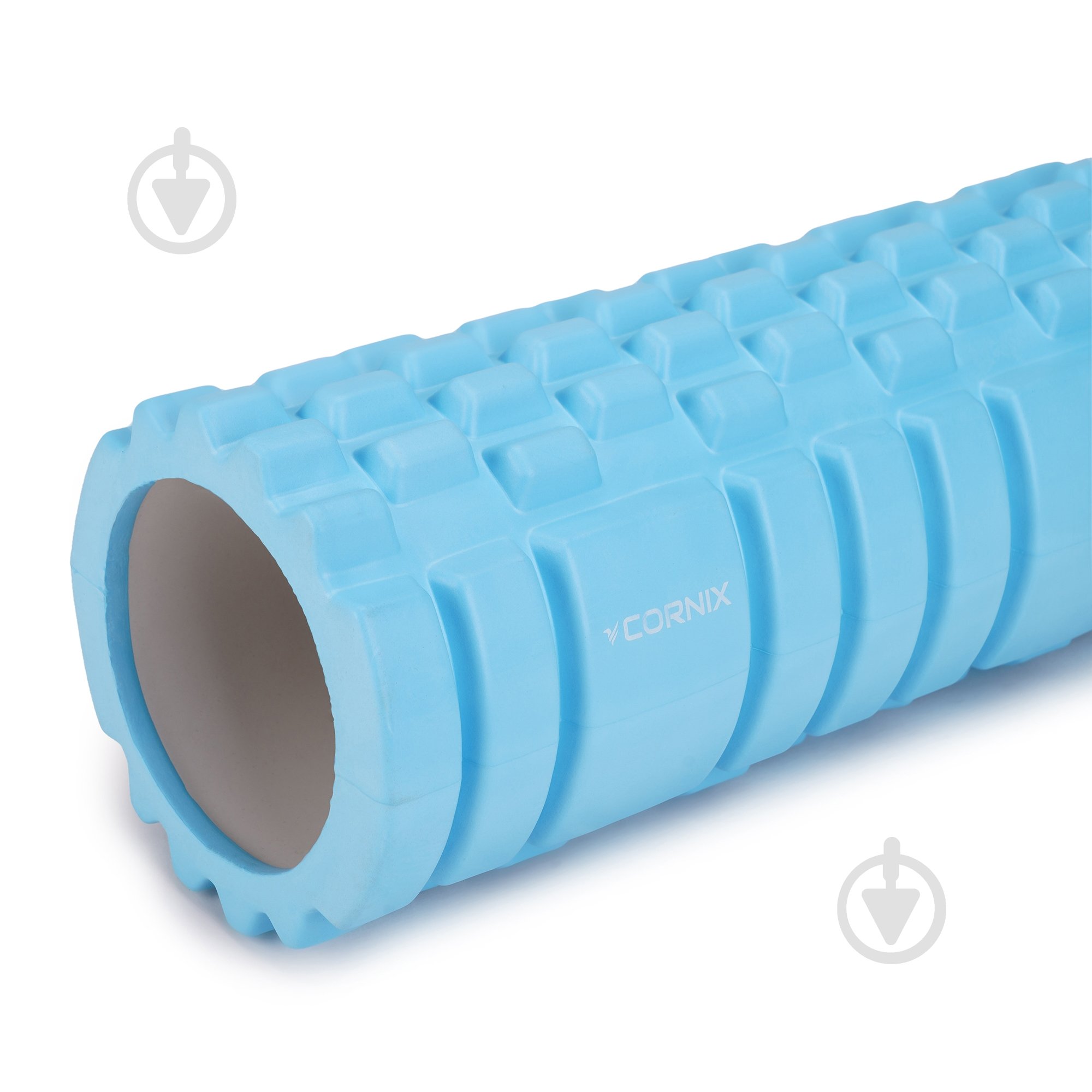 Валик массажный Cornix EVA 33 x 14 см (валик, роллер) XR-0030 Sky Blue - фото 3 Валик массажный Cornix EVA 33 x 14 см (валик, роллер) XR-0030 Sky Blue - фото 3