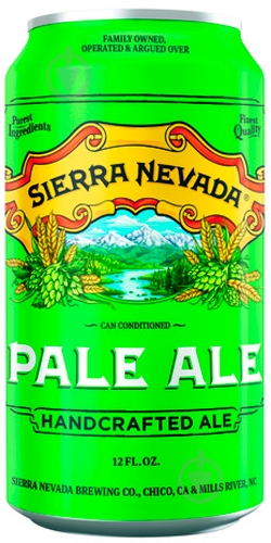 Пиво Sierra Nevada Draught Style Pale Ale 5% 0,355 л - фото 1