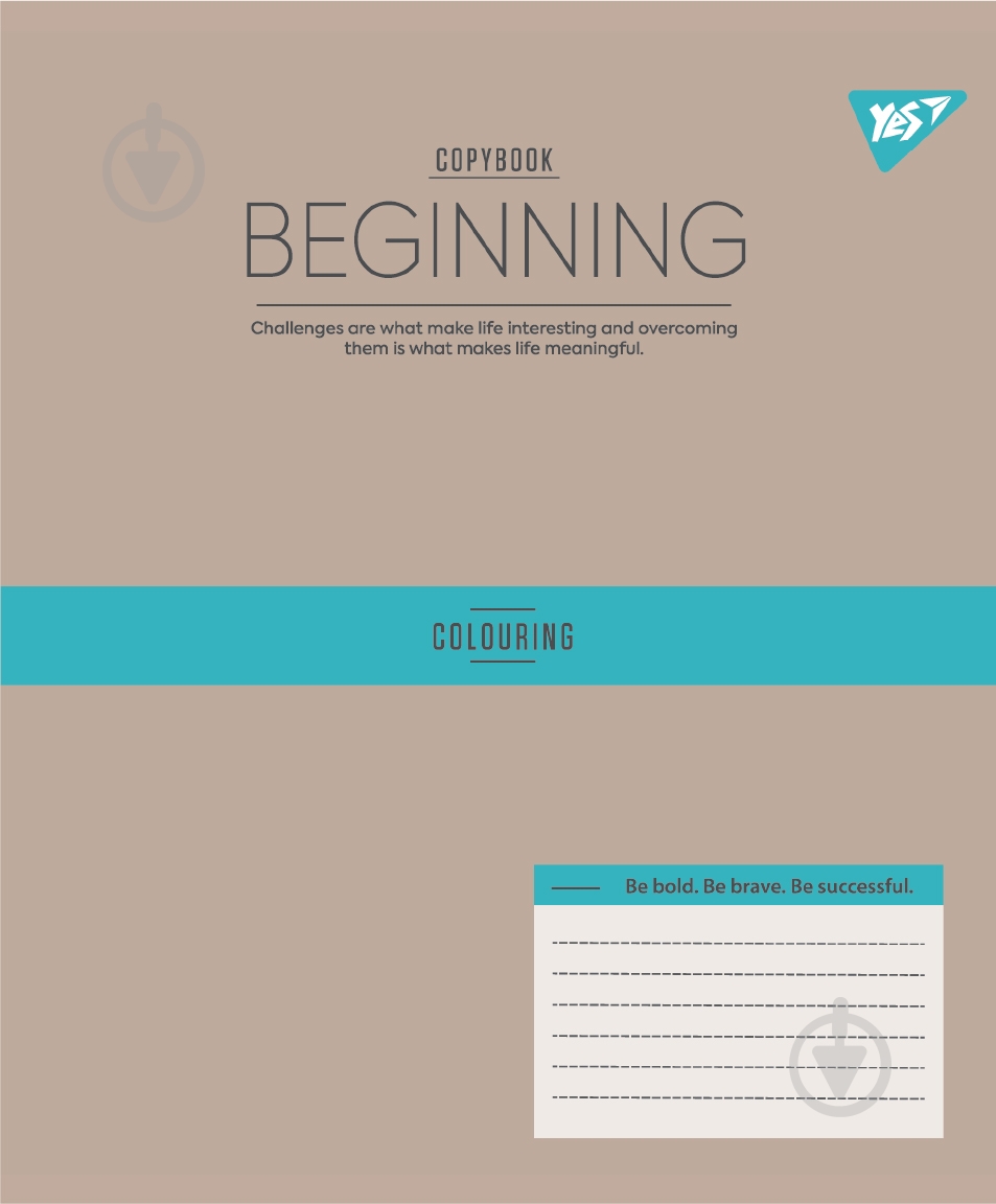 Зошит шкільний Beginning А5 12 аркушів у клітинку YES - фото 3