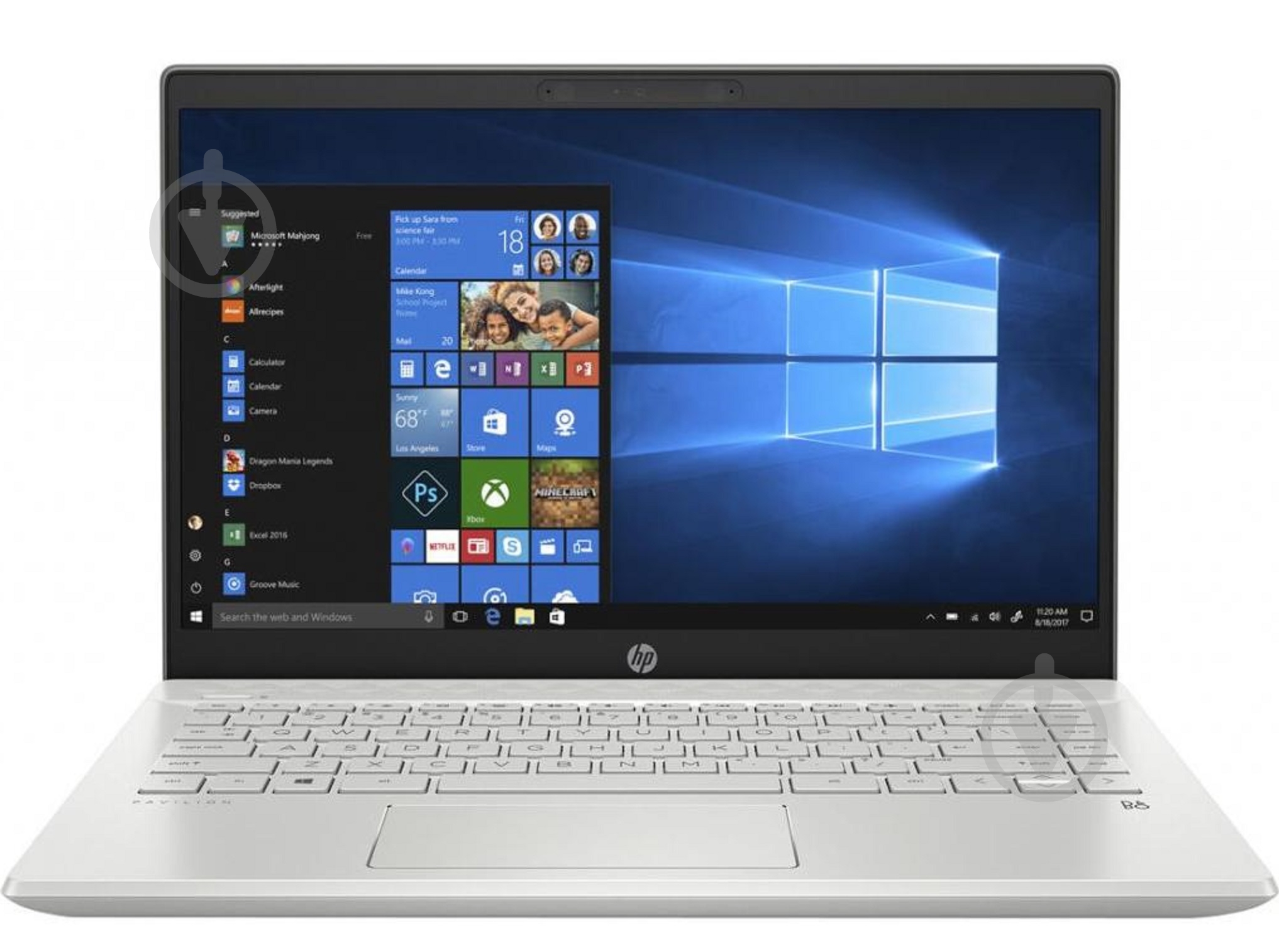 Ноутбук HP Pavilion 14" (4B0U0EA) white - фото 1 Ноутбук HP Pavilion 14" (4B0U0EA) white - фото 1