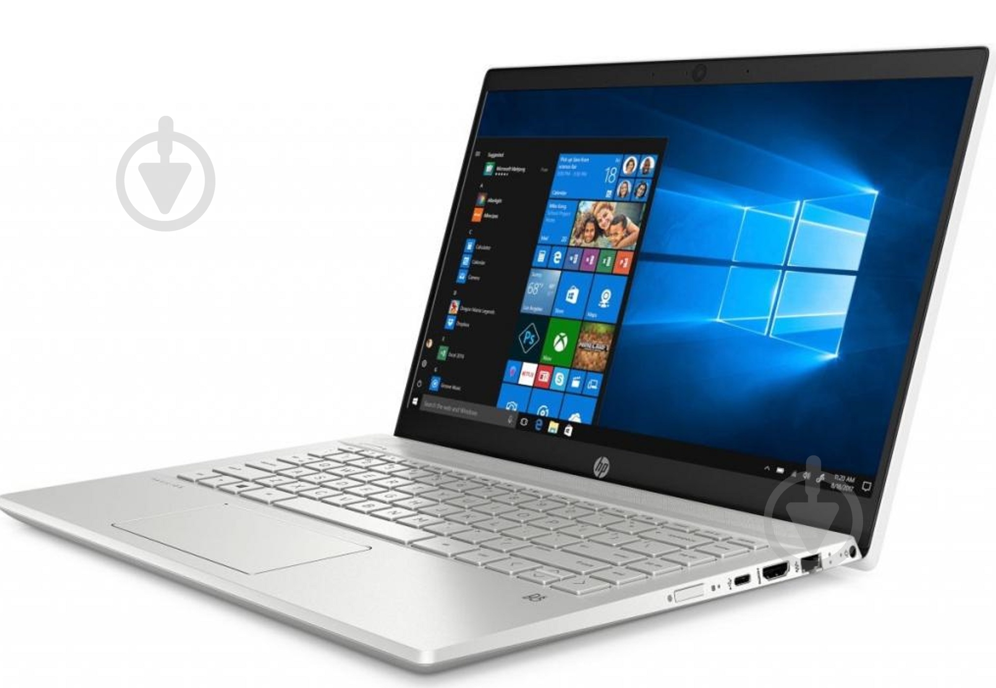 Ноутбук HP Pavilion 14" (4B0U0EA) white - фото 3 Ноутбук HP Pavilion 14" (4B0U0EA) white - фото 3