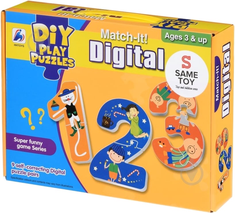 Пазл Same Toy Mad Xiang Счастливые цифры 2069Ut - фото 1