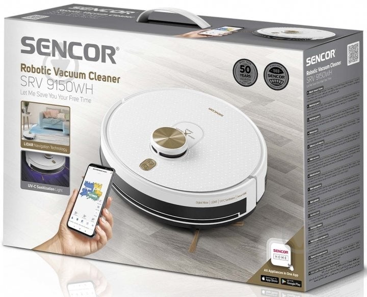 Робот-пылесос Sencor SRV 9150WH white - фото 20