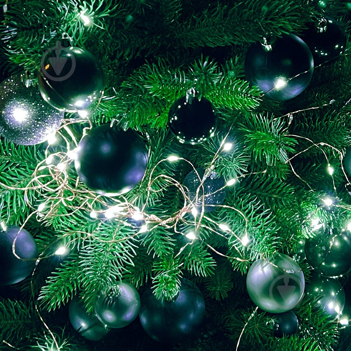 Гірлянда МВМ MY HOME світлодіодна (LED) 100 ламп 13 м (DH-LAMP-05 WHITE) - фото 3