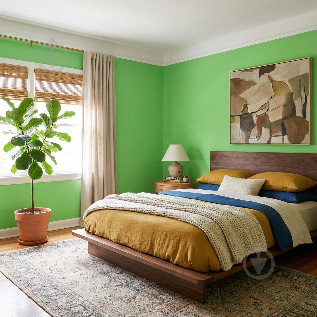 Краска керамическая MAGNAT PRO Ceramic Superior 7 шелковистый мат NCS S 1050-G40Y 2,7 л - фото 3