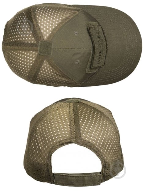 Кепка Mil-Tec з сітчастою вставкою Mil-Tec 12317601 One Size оливковий - фото 3