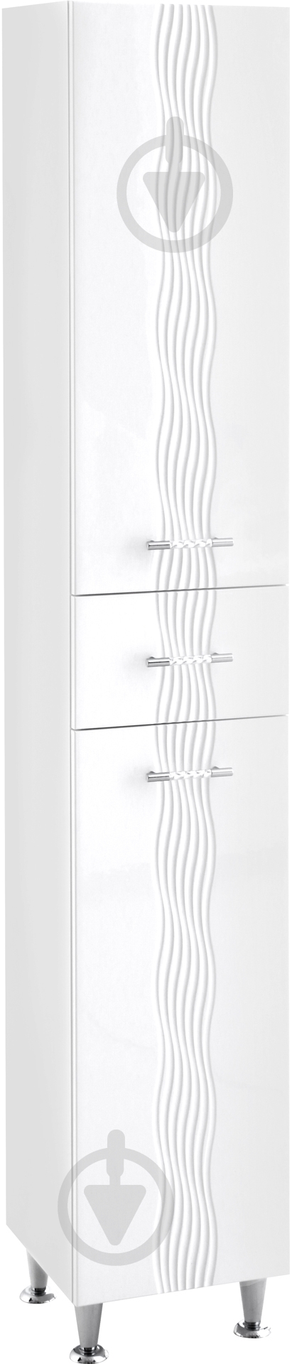 Пенал напольный Мойдодыр Аква П-33к - фото 2