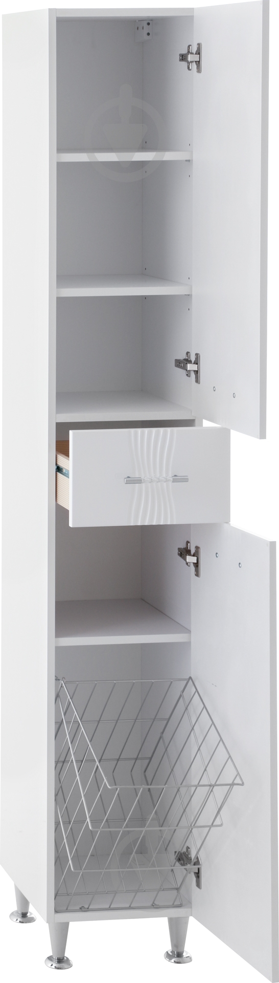 Пенал напольный Мойдодыр Аква П-33к - фото 3