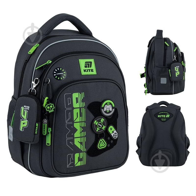 Рюкзак KITE Education Gamer K25-763S-2 - фото 3 Рюкзак KITE Education Gamer K25-763S-2 - фото 3