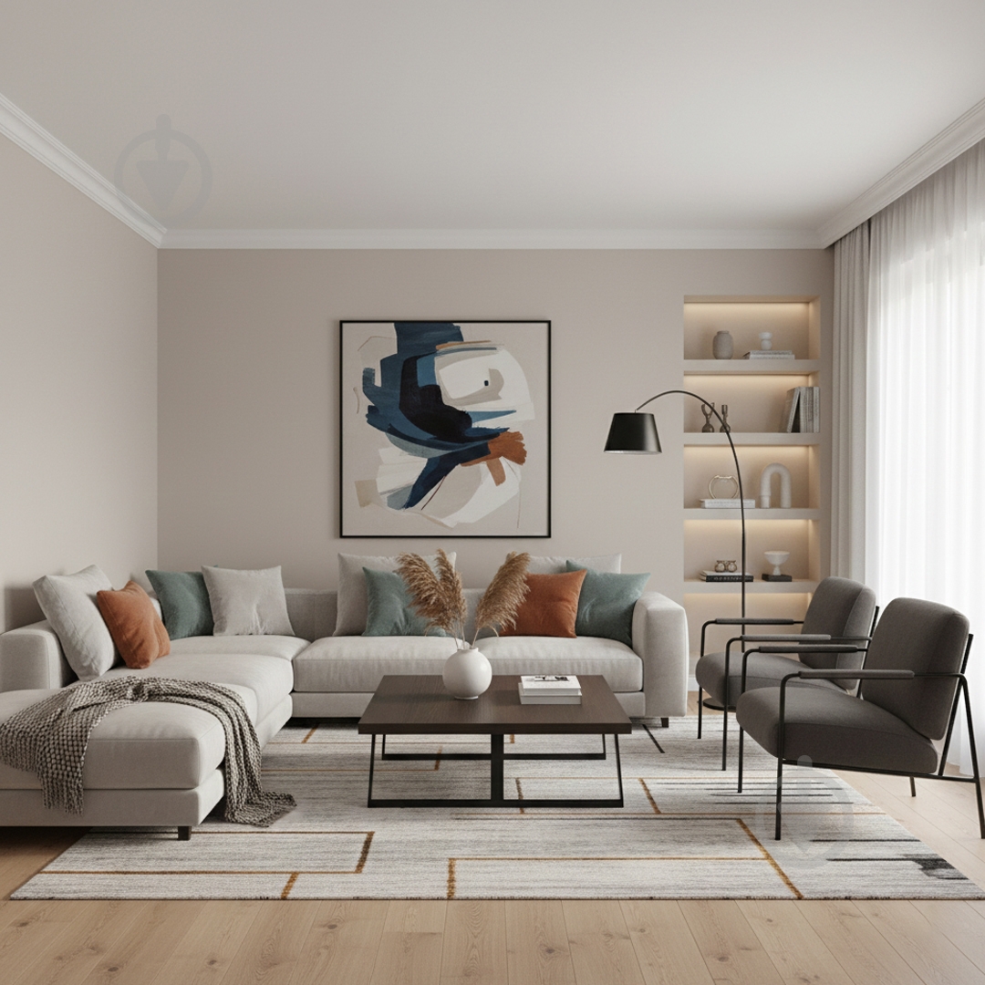 Фарба керамічна MAGNAT PRO Ceramic Superior 7 шовковистий мат NCS S 1002-Y50R 0,9 л - фото 7 Фарба керамічна MAGNAT PRO Ceramic Superior 7 шовковистий мат NCS S 1002-Y50R 0,9 л - фото 7