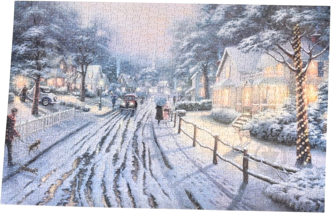 Пазл Same Toy Зимний город 88020Ut - фото 2 Пазл Same Toy Зимний город 88020Ut - фото 2