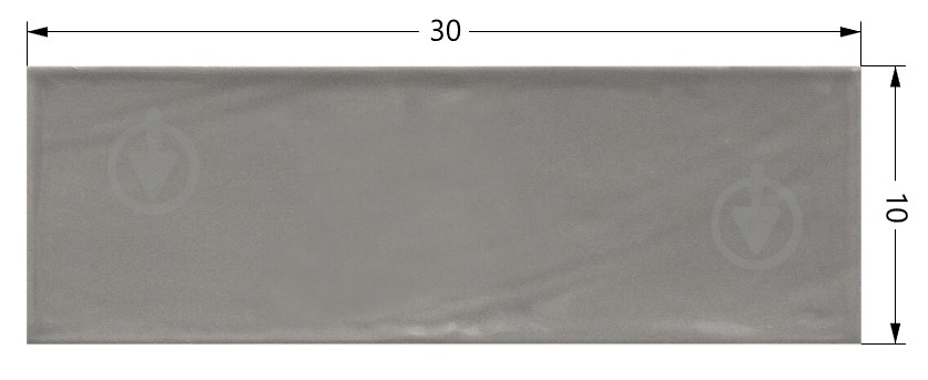Плитка Cifre Булевар грей 10x30 - фото 2 Плитка Cifre Булевар грей 10x30 - фото 2