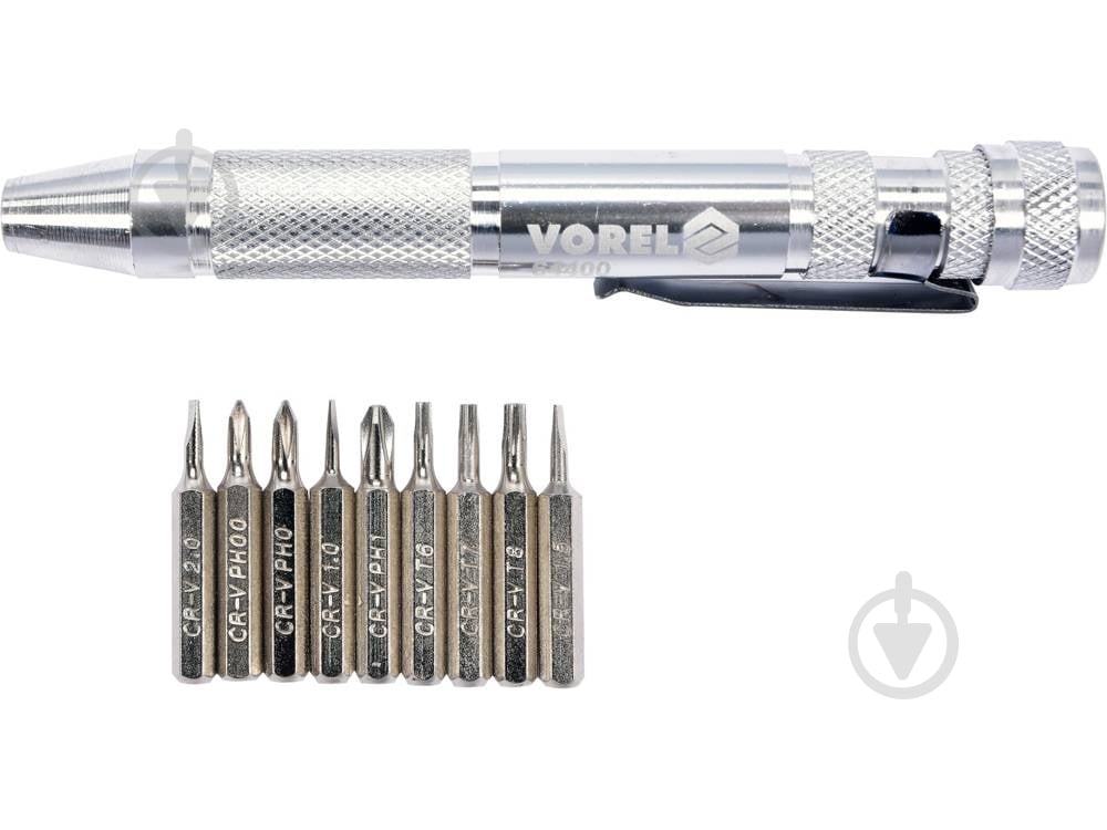 Набор бит и отвертка Vorel 64400 - фото 1 Набор бит и отвертка Vorel 64400 - фото 1
