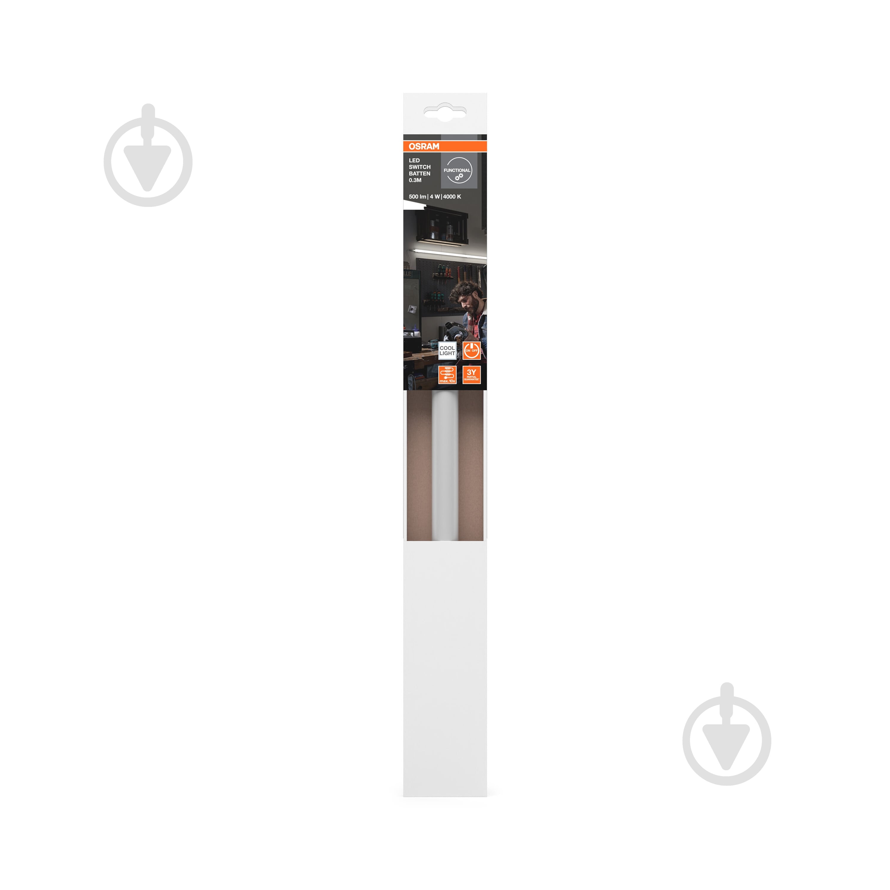 Светильник линейный Osram Switch Batten LED 4 Вт 4000 К белый - фото 6