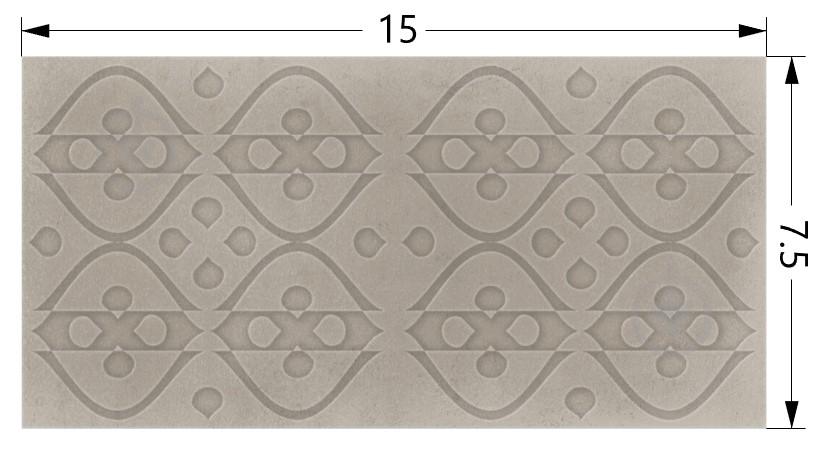 Плитка Cifre Sonora Vison decor 7,5x15см - фото 2
