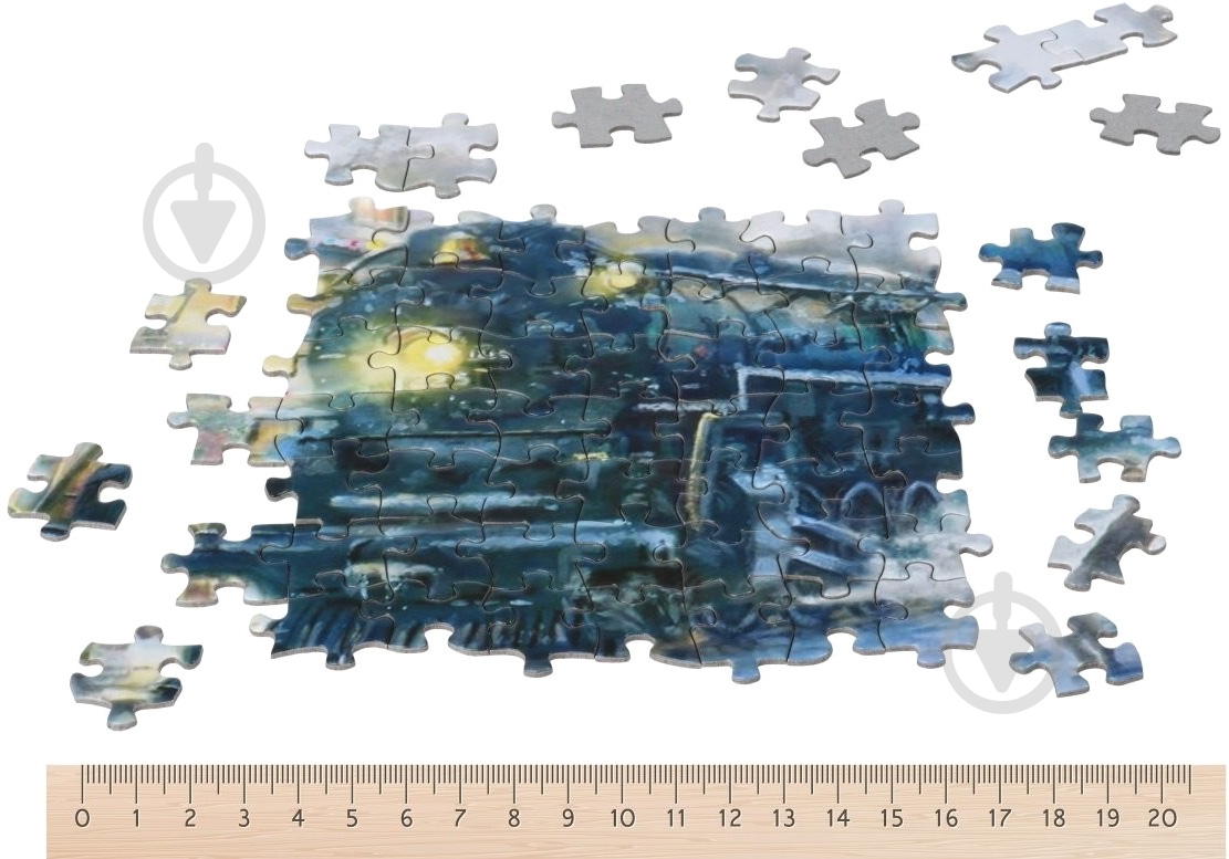 Пазл Same Toy Поїзд в зимовому місті 88008Ut - фото 3