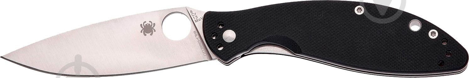 Нож складной Spyderco Astute ц:black 87.14.24 - фото 1