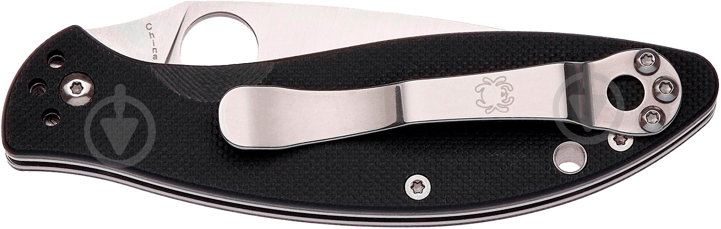 Нож складной Spyderco Astute ц:black 87.14.24 - фото 3