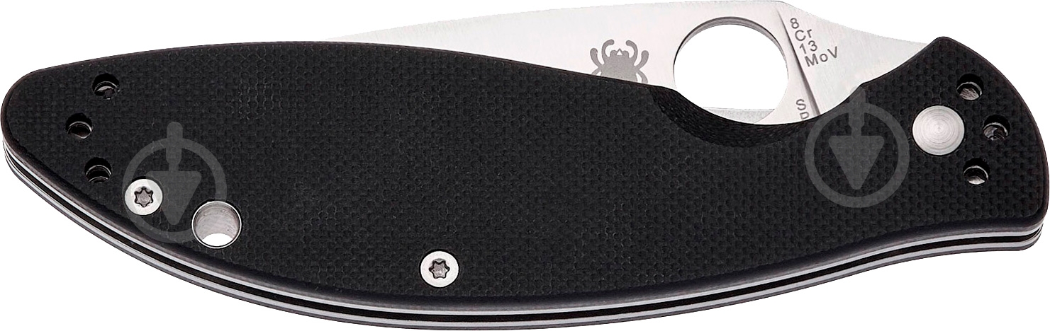 Нож складной Spyderco Astute ц:black 87.14.24 - фото 4