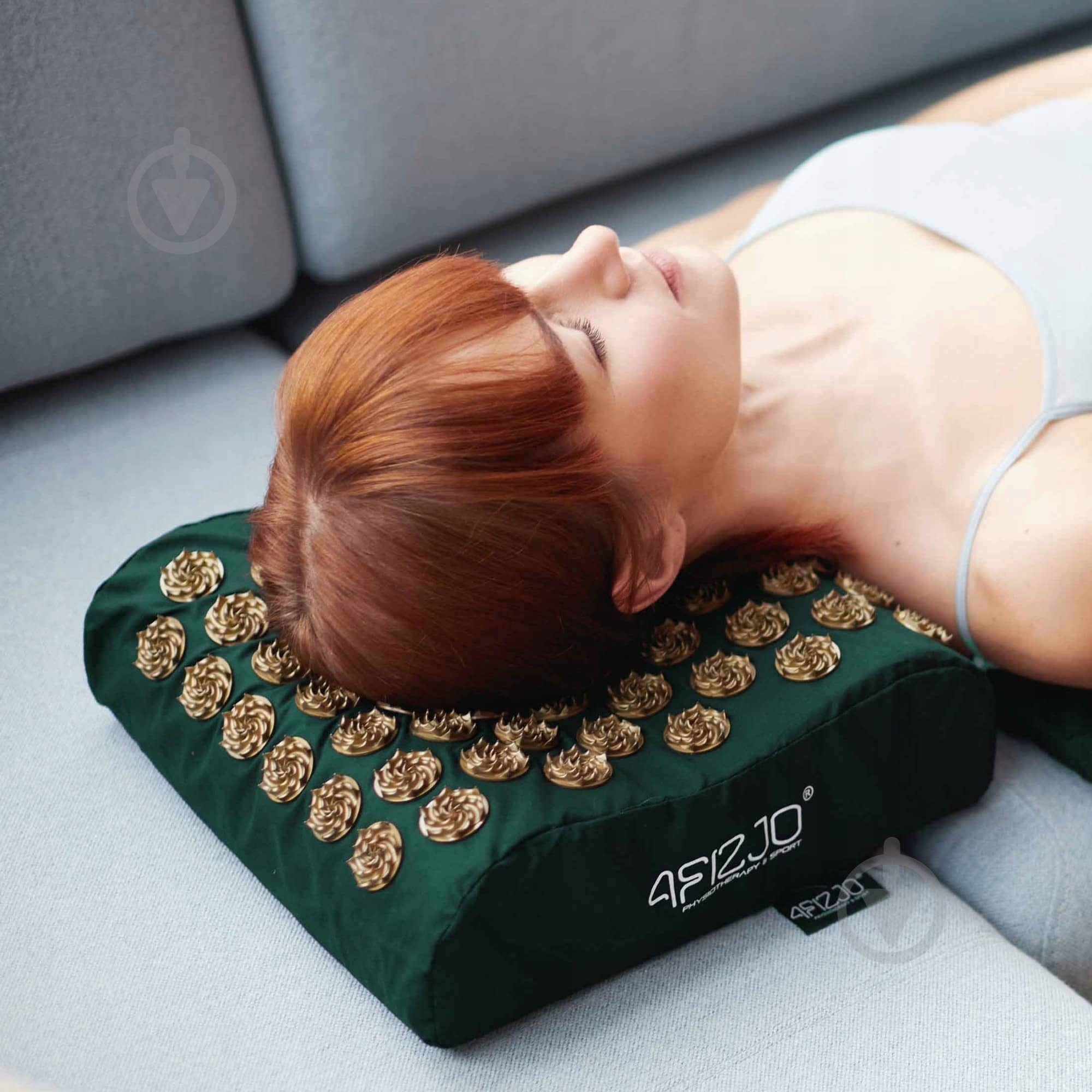 Коврик акупунктурный 4fizjo Подушка акупунктурная Ergo Аппликатор Кузнецова 4FJ0419 Navy Green/Gold - фото 4 Коврик акупунктурный 4fizjo Подушка акупунктурная Ergo Аппликатор Кузнецова 4FJ0419 Navy Green/Gold - фото 4