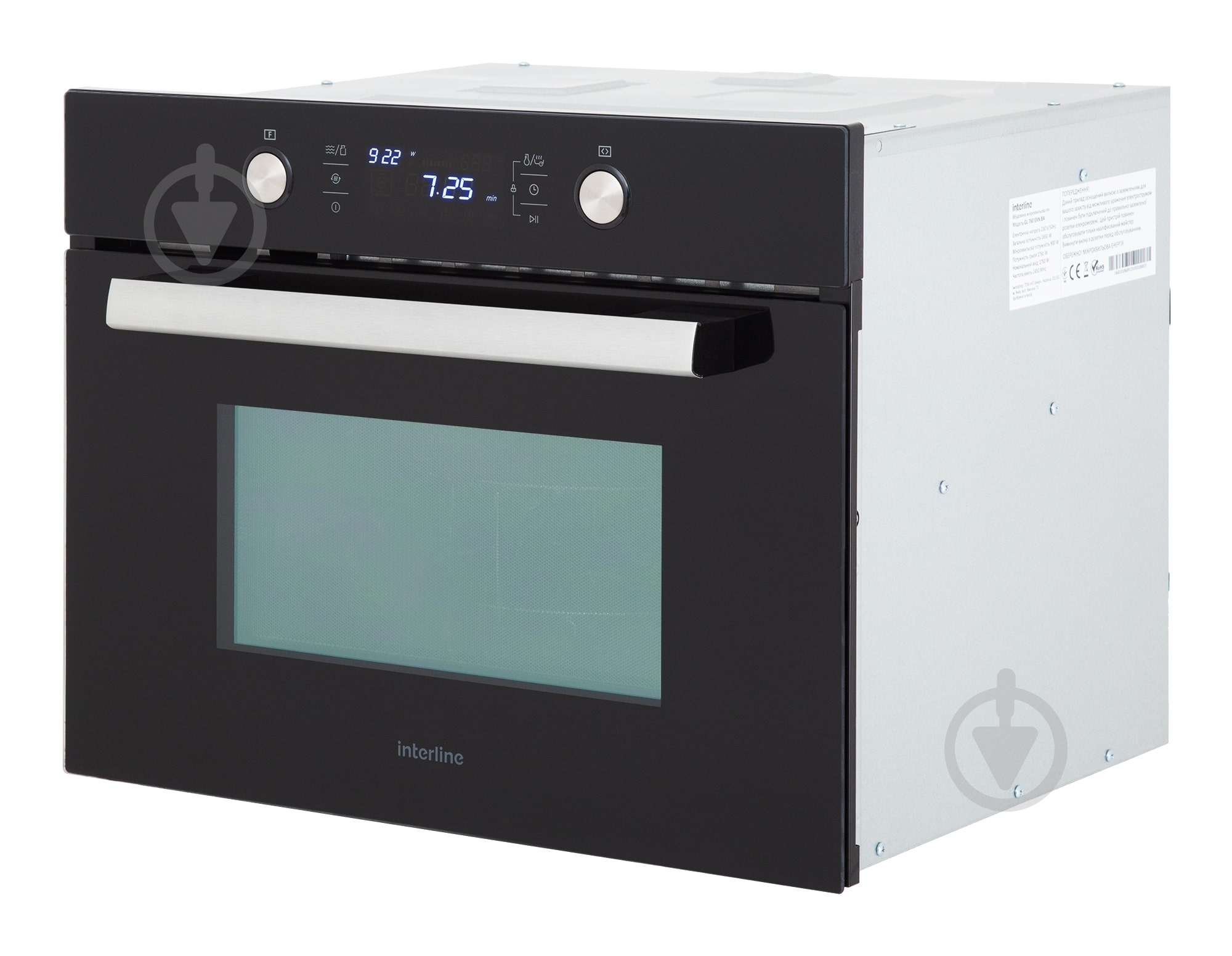 Духовой шкаф Interline GL 760 EXN BA с функцией микроволн - фото 2