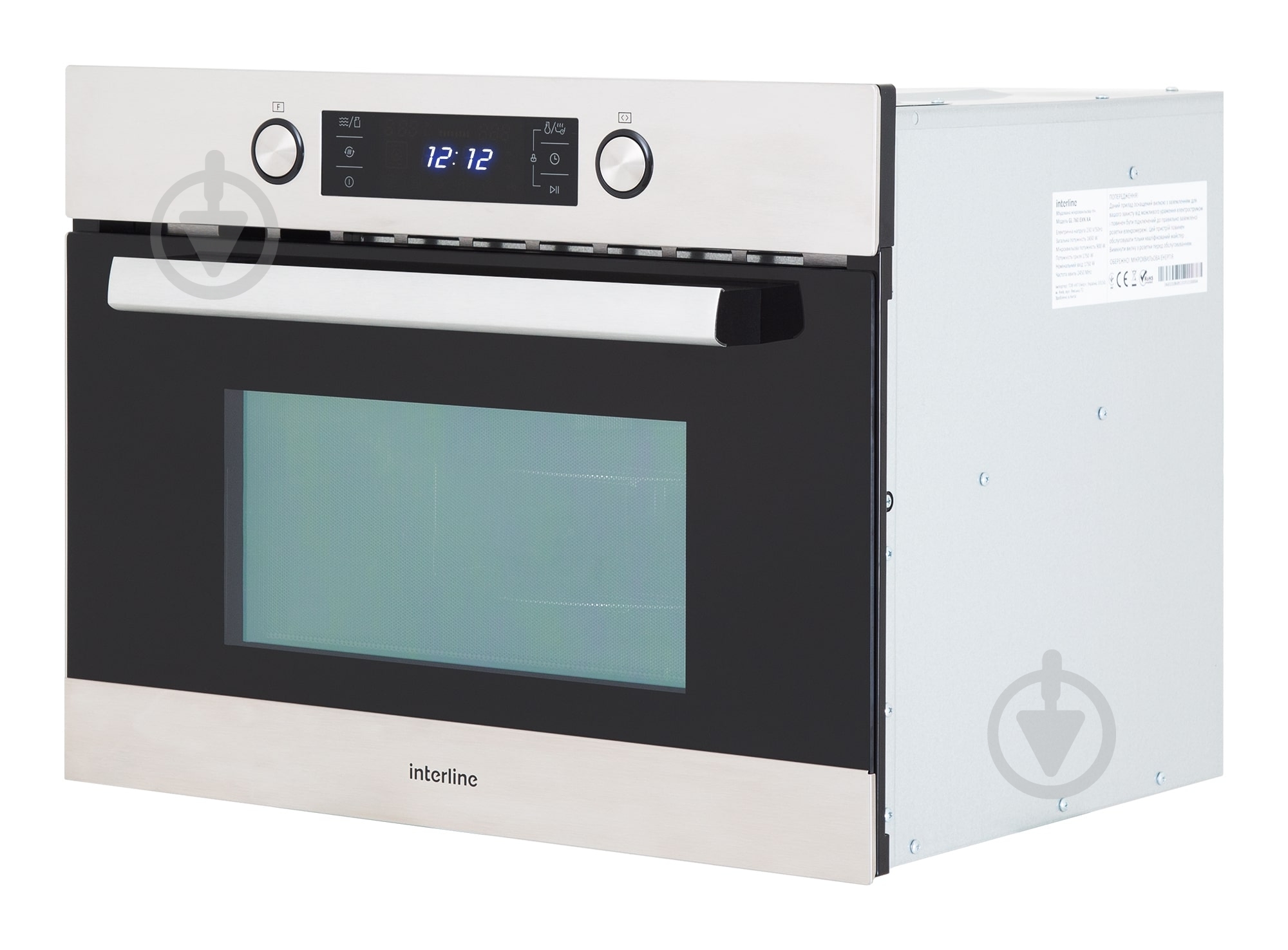 Духовой шкаф Interline GL 760 EXN XA с функцией микроволн - фото 2 Духовой шкаф Interline GL 760 EXN XA с функцией микроволн - фото 2