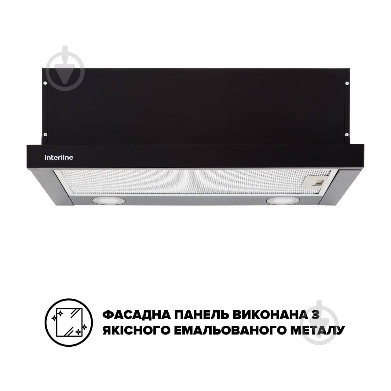 Витяжка Interline DELI BL A/60/2/T - фото 5