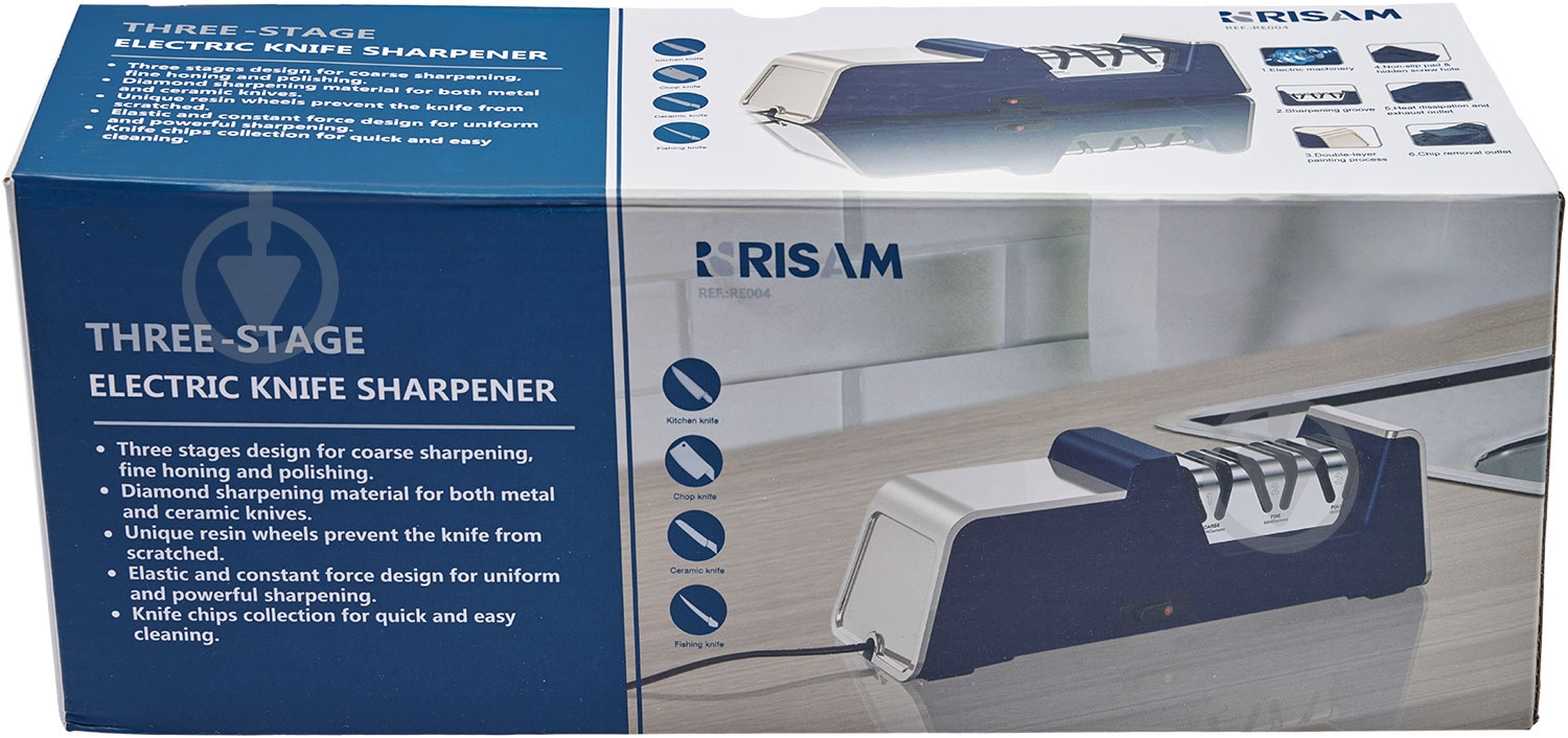 Точилка для ножей и ножниц Risam электрическое RE004 - фото 5