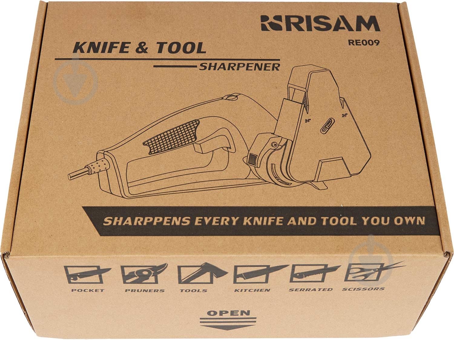 Точилка для ножей и ножниц Risam электрическая RE009 - фото 8