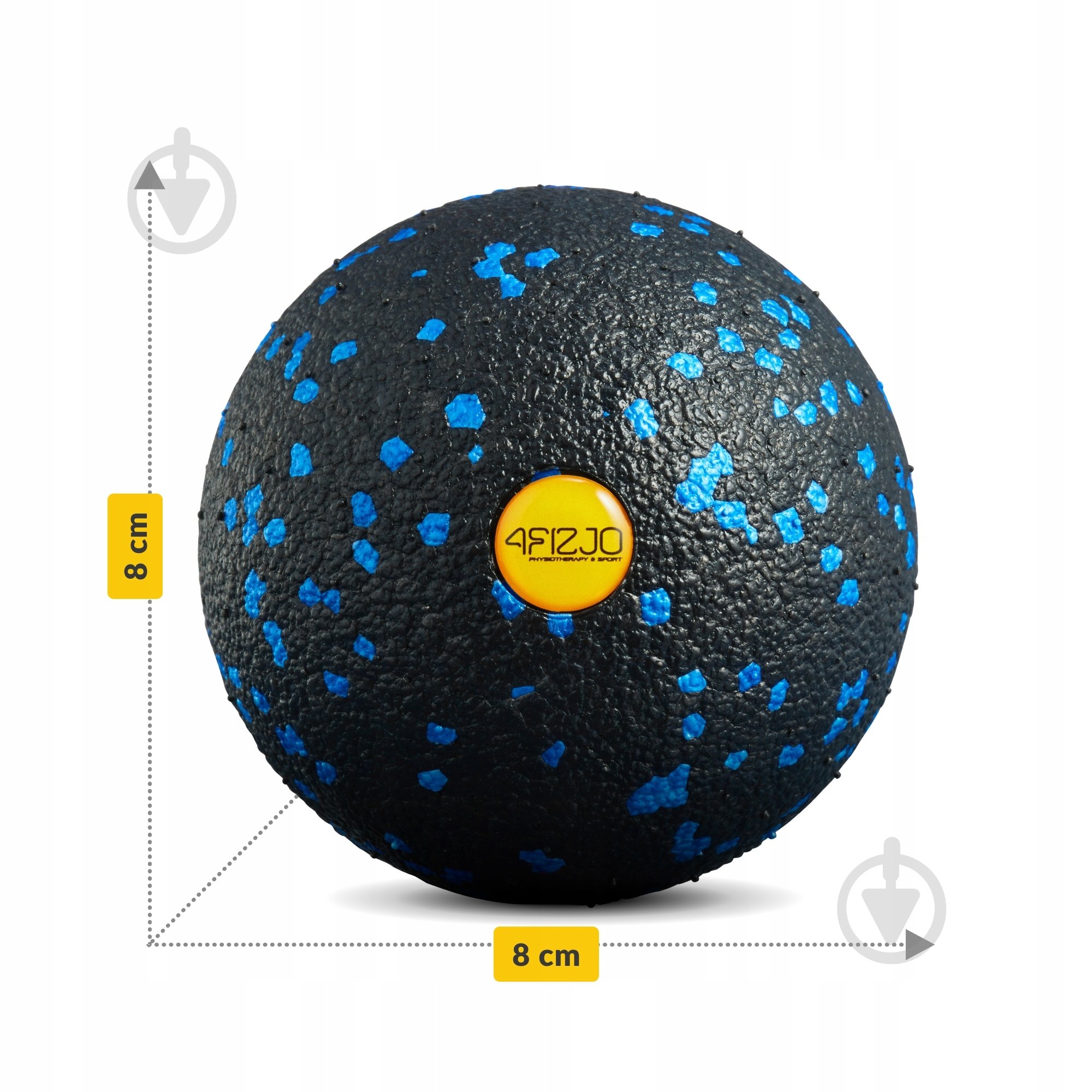 Массажный мяч 4fizjo EPP Ball 08 Black/Blue (P-5907222931257) - фото 8